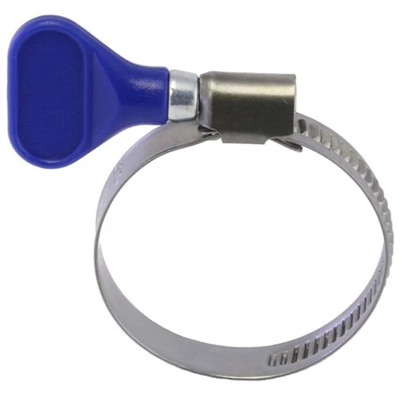 Tömlőbilincs bliszterben műanyag füllel, 32-50mm, 9mm, 2db