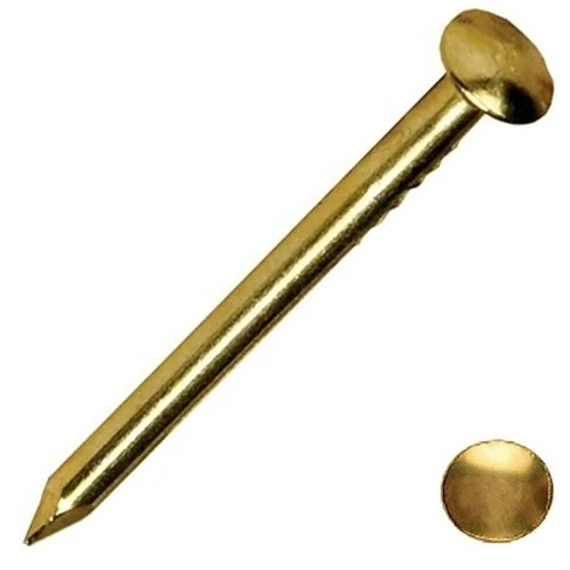 Acéltűszeg bliszterben, B, rezezett, 1.2x20mm, 100db