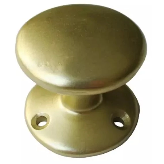 Ajtógomb, alumínium, eloxált, 56x48mm, arany