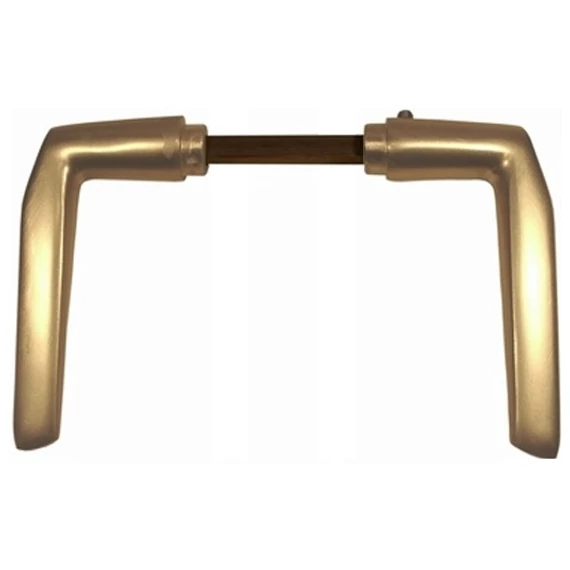 Ajtókilincs pár, 410, hosszított, eloxált, 110mm, arany