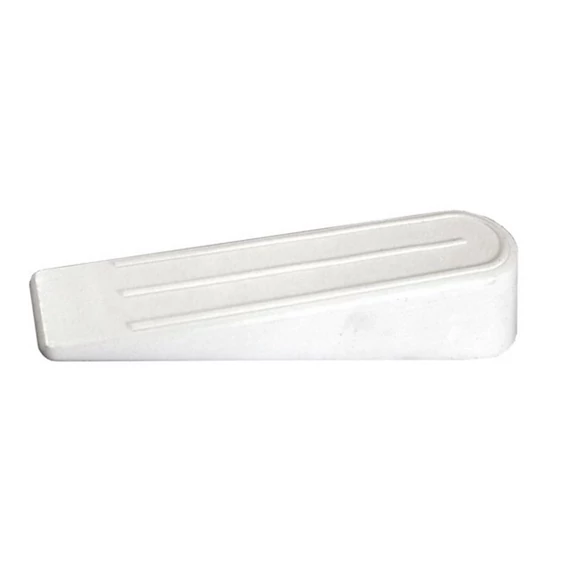 Ajtókitámasztó ék bliszterben, műanyag, 10cm, fehér, 2db