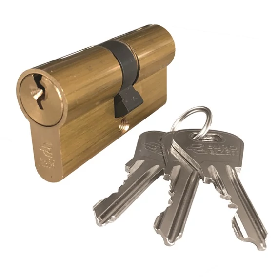 Elzett XT SB zárbetét, réz, 30/30mm, 5 kulcs