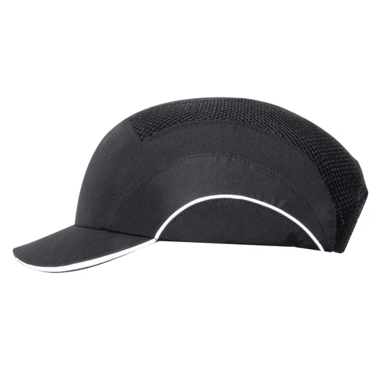 JSP HardCap A1+ biztonsági sapka, 5cm, fekete