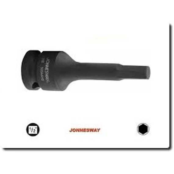 Jonnesway Gépi dugókulcsfej 1/2" 12mm imbusz S05A4H12
