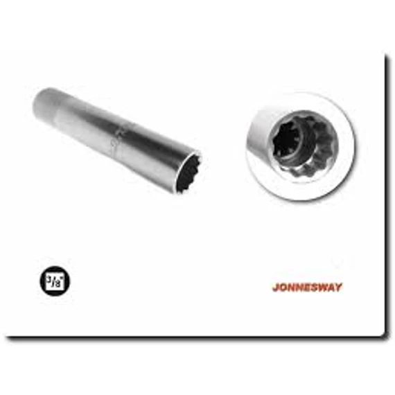 Jonnesway Gyertya-dugókulcs 3/8&quot; 14mm (mágneses) S17H3414