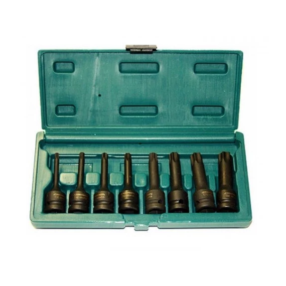 Jonnesway Gépi dugókulcsfej 1/2&quot; 8 darabos Torx készlet T30-T80-ig