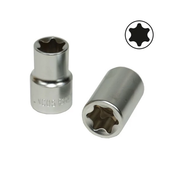 Jonnesway Kézi dugókulcsfej 1/4" E-torx 7-es