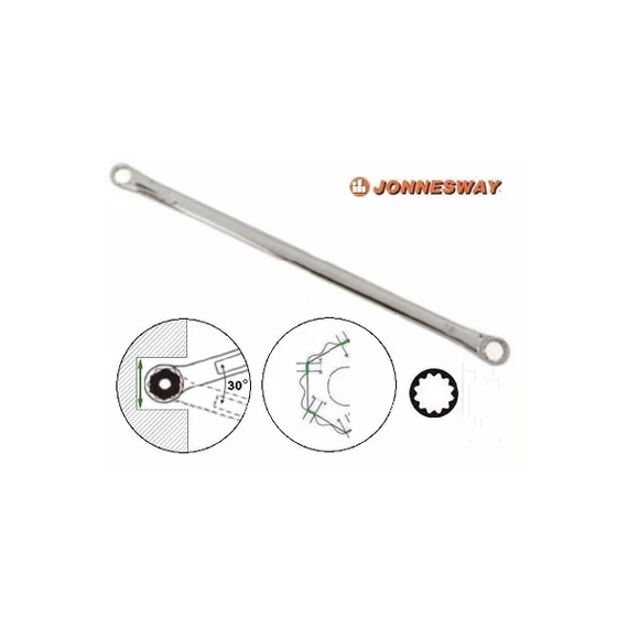 Jonnesway Egyenes csillagkulcs hosszított 13-15mm