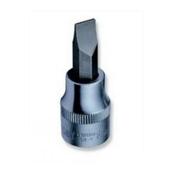 Jonnesway Kézi dugókulcsfej 3/8" laposcsavarhúzó fejjel 6 mm S10H360