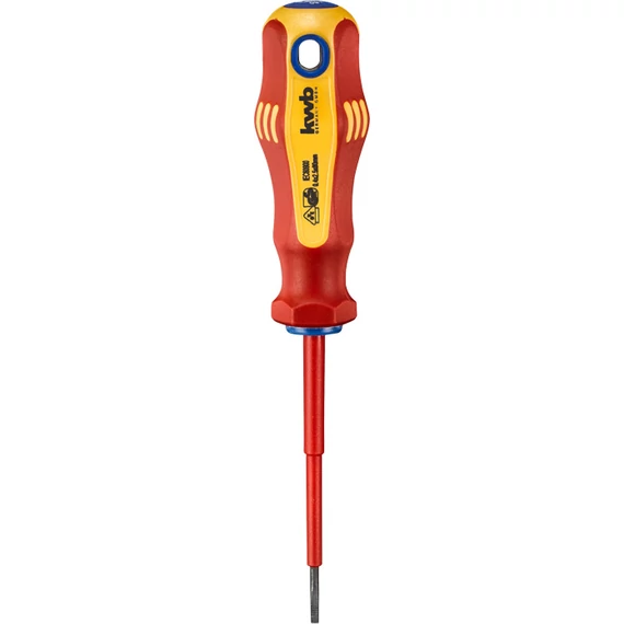 KWB VDE szigetelt csavarhúzó, lapos, 2.5x80mm
