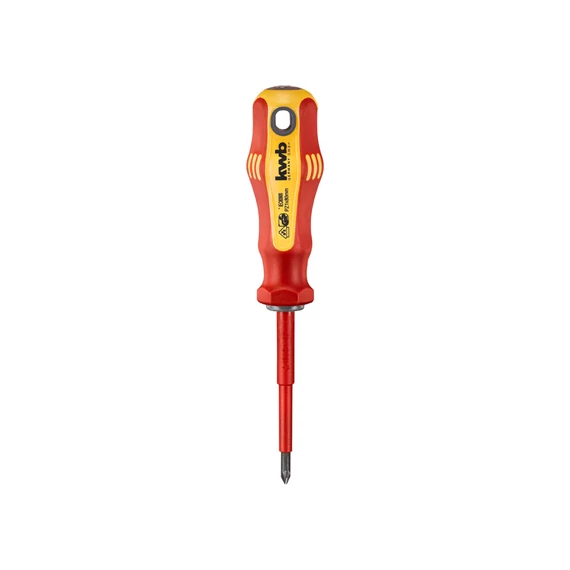 KWB Profi Pozidriv szigetelt csavarhúzó, VDE, 1000V, PZ2x100mm