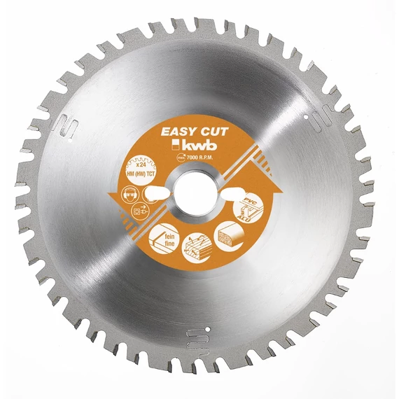 KWB Profi Easy Cut TCT fűrészlap, 48 fog, 300x30x2.2mm