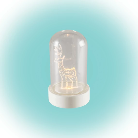 LED-es asztali dísz, szarvas