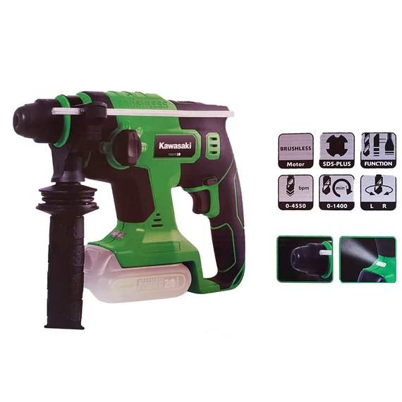 Kawasaki EHD 20-1 POWER20 akkus fúrókalapács