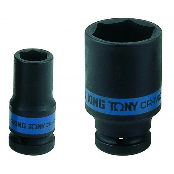 King Tony 1/2&quot; gépi vékonyfalú dugókulcs 23mm, 6*