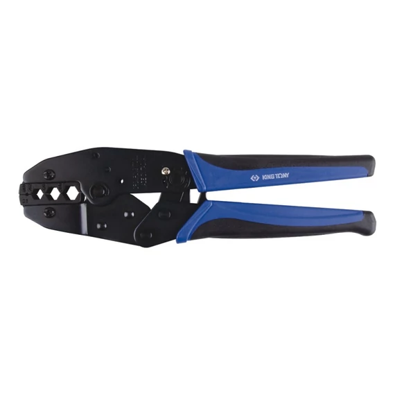 King Tony racsnis saruzó fogó 67G  AWG-betéttel szigetelt terminálhoz 0,5-4,0 mm2