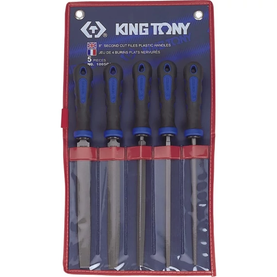 King Tony 5 részes reszelő készlet 200 mm nyelezett