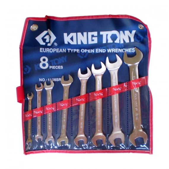 King Tony 8 részes villáskulcs készlet coll 