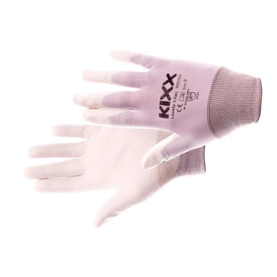 Kixx Lovely Lilac kesztyű, nylon-PU, lila, 8