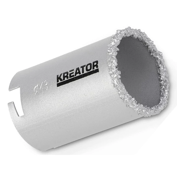 Kreator KRT100202 körkivágó karbid kő/csempe 43mm