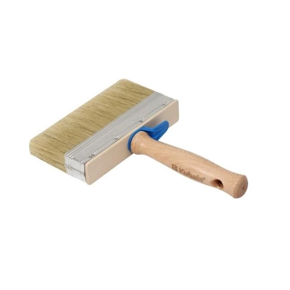 Kubala tapétázó ecset, lakozott bükkfa nyél, 120mm
