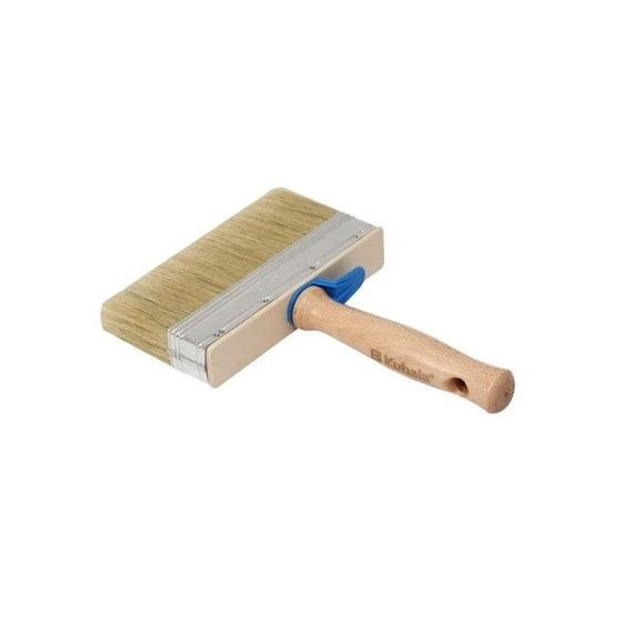 Kubala tapétázó ecset, lakozott bükkfa nyél, 150mm