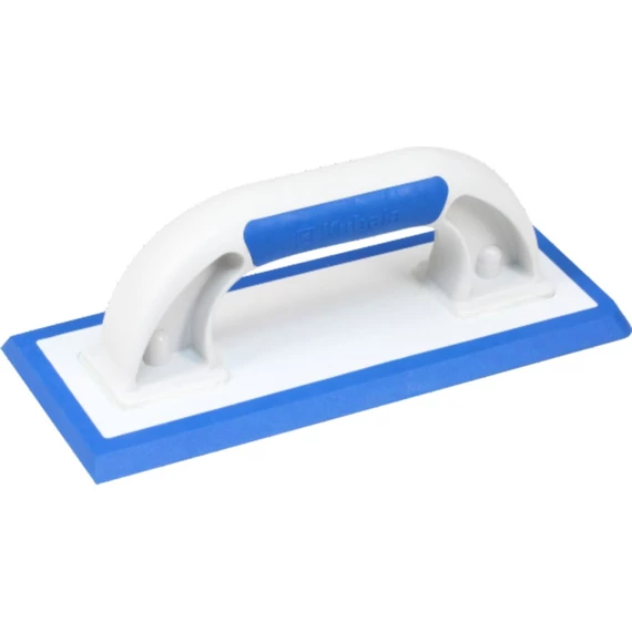 Kubala fugázó simító gumis, 2 éle lekerekített, alján nem teljes gumi bevonattal 95x240mm