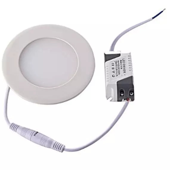 Süllyeszthető kerek LED panel 10cm 4W (meleg fehér)