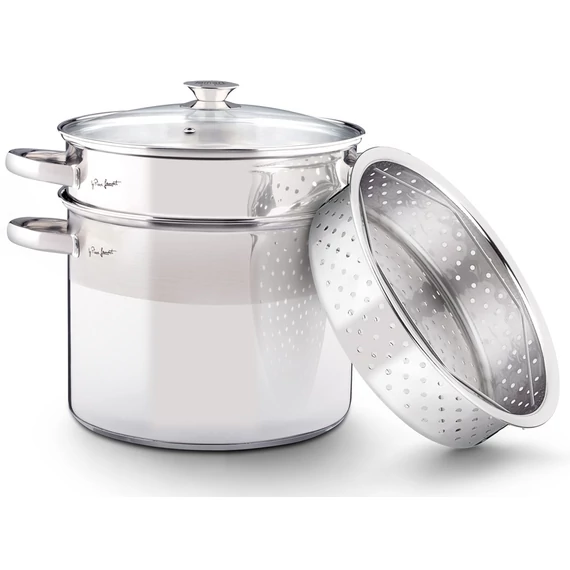 Lamart LT1067 PASTA tésztafőző edény szűrővel és gőzölőfejjel, 6L