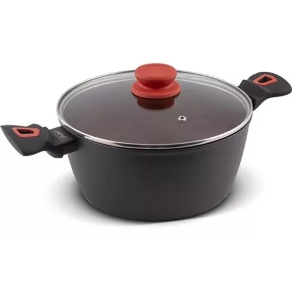Lamart LT1214 TERRACOTA alumínium edény, tapadásmentes, 4L