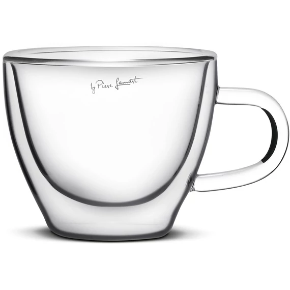 Lamart LT9026 VASO cappuccino szett, üveg, 190ml, 2db