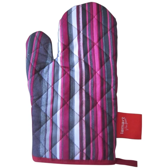 Lamart LT0011 Stripe konyhai edényfogó kesztyű, 26x17cm