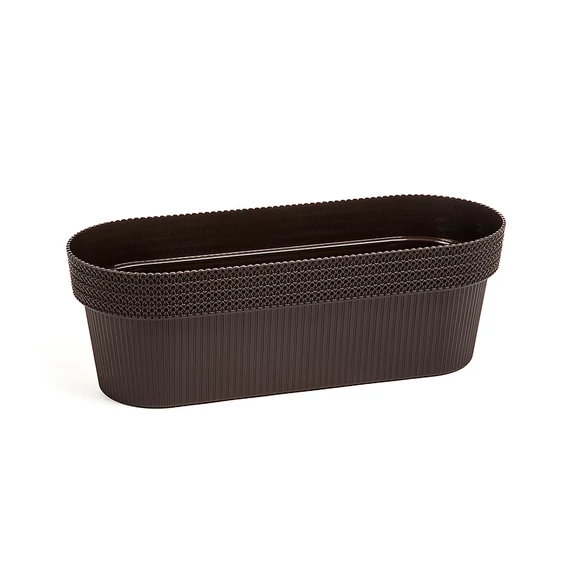 Lamela Jersey balkonláda, 50x19,5cm, mokka