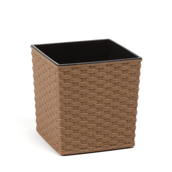 Lamela Juka Eco rattan kaspó, 19cm, natur fa