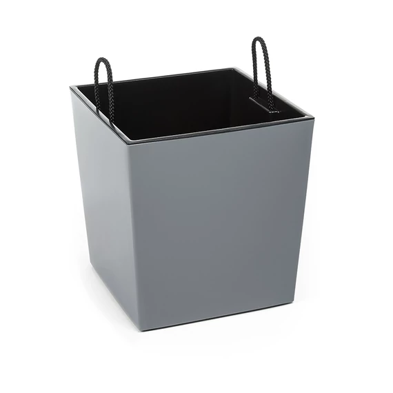 Lamela Juka kaspó, 30cm, sötétszürke