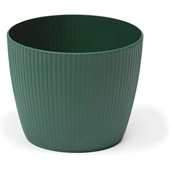 Lamela Magnolia Jumper kaspó, 14cm, kerek, avokádó