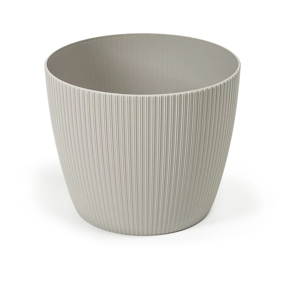 Lamela Magnolia Jumper kaspó, 22cm, kerek, sötétszürke
