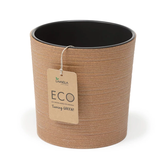 Lamela Malwa Eco Dluto kaspó, 30cm, natur fa