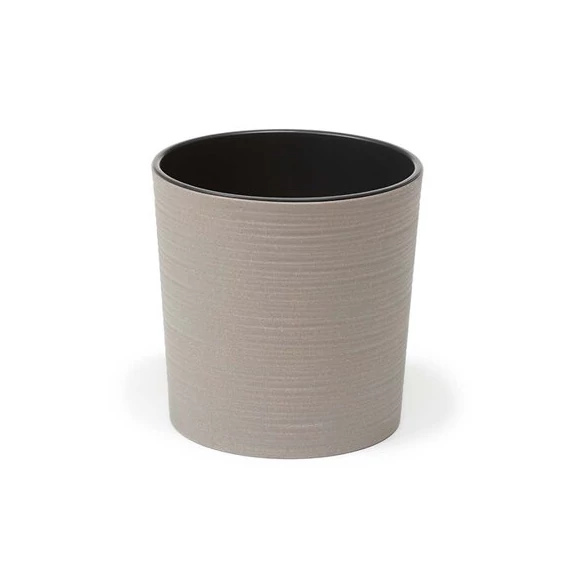 Lamela Malwa Eco Dluto kaspó, 25cm, szürke