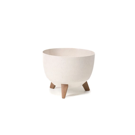 Lamela Roma Eco kaspó, 29cm, fehér