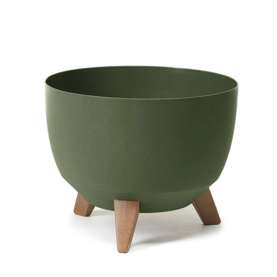 Lamela Roma Eco kaspó, 47cm, erdő zöld