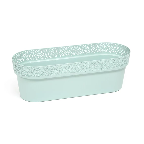 Lamela Rosa balkonláda, 50cm, ovális, menta
