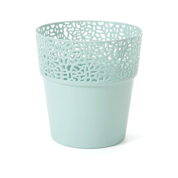 Lamela Rosa virágtartó, 14cm, kerek, menta