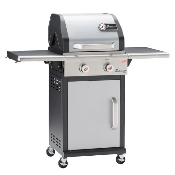 Landmann Triton 2.0 gázgrill, 8 személyes, 3.5kW, ezüst