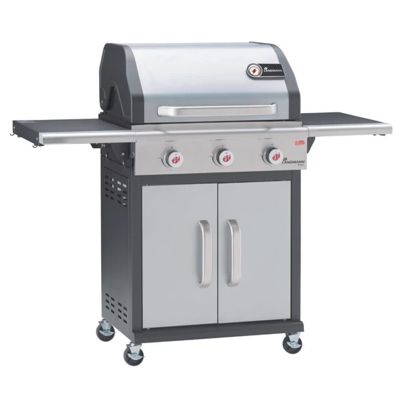 Landmann Triton PTS 3.0 gázgrill, Piezo, 30mbar, ezüst
