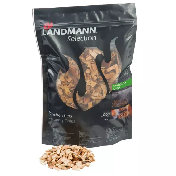 Landmann Selection füstölőchips, boróka, 500g