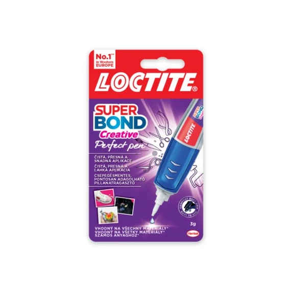 Loctite Super Bond Creative Perfect Pen pillanatragasztó, 3g