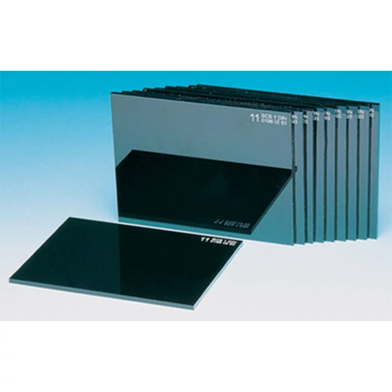 Lux optical Din 9 sötétített cserélhető hegesztő szűrőüveg, 90x110mm