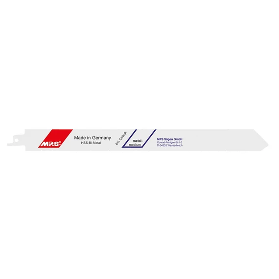 MPS orrfűrészlap fémre, 300x25.4x0.9mm, 10TPI, 5db