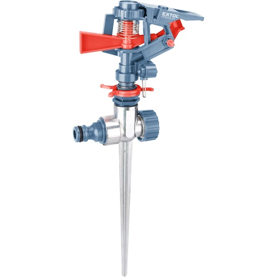Extol locsoló, leszúrható pulzálós forgó, műanyag+fém, csatlakozóval